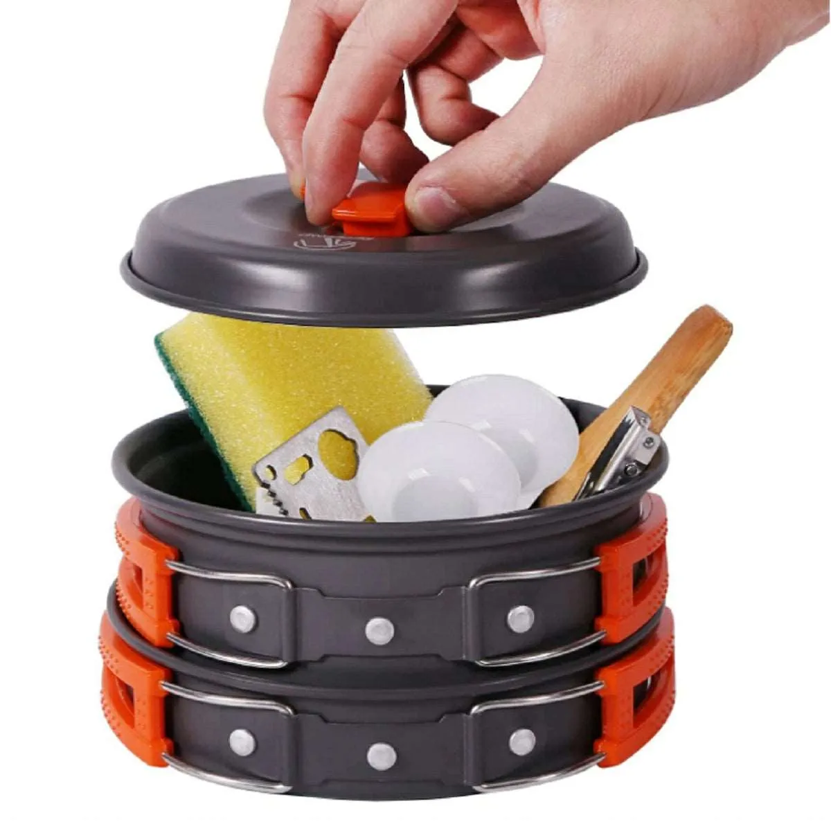 11/12/22 PCS Camping Cookware Mess Kit From Redcamp