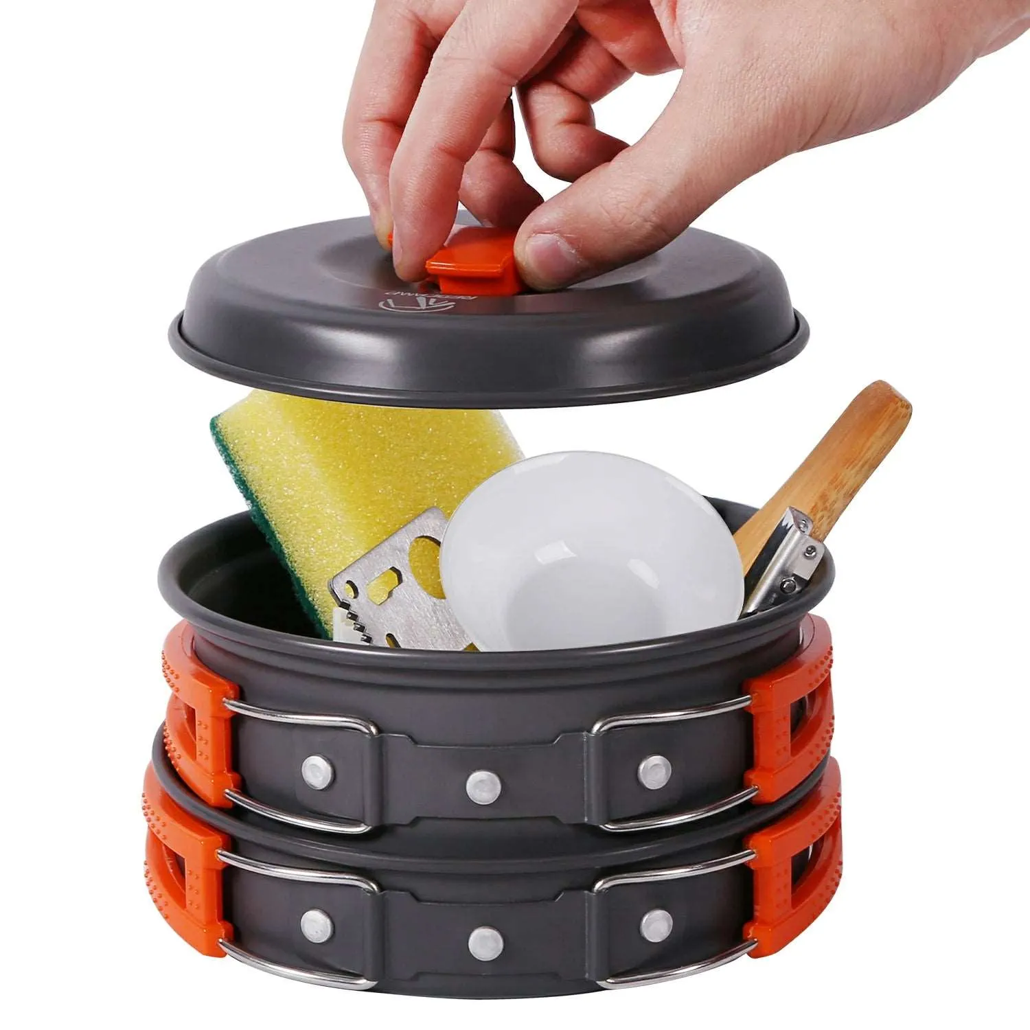 11/12/22 PCS Camping Cookware Mess Kit From Redcamp