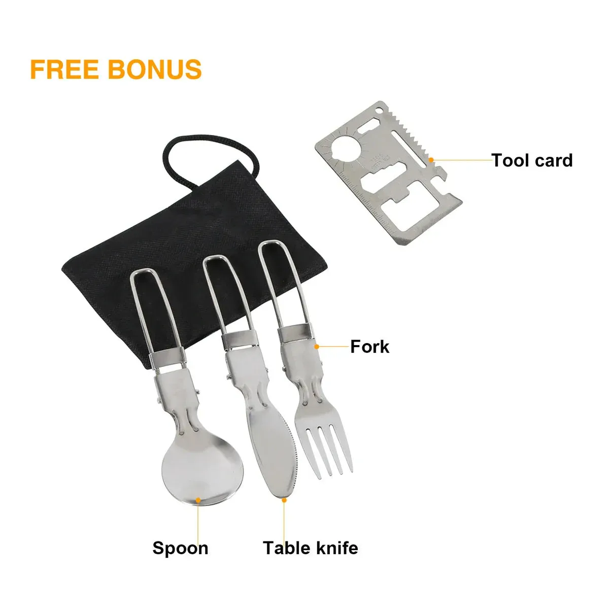 11/12/22 PCS Camping Cookware Mess Kit From Redcamp
