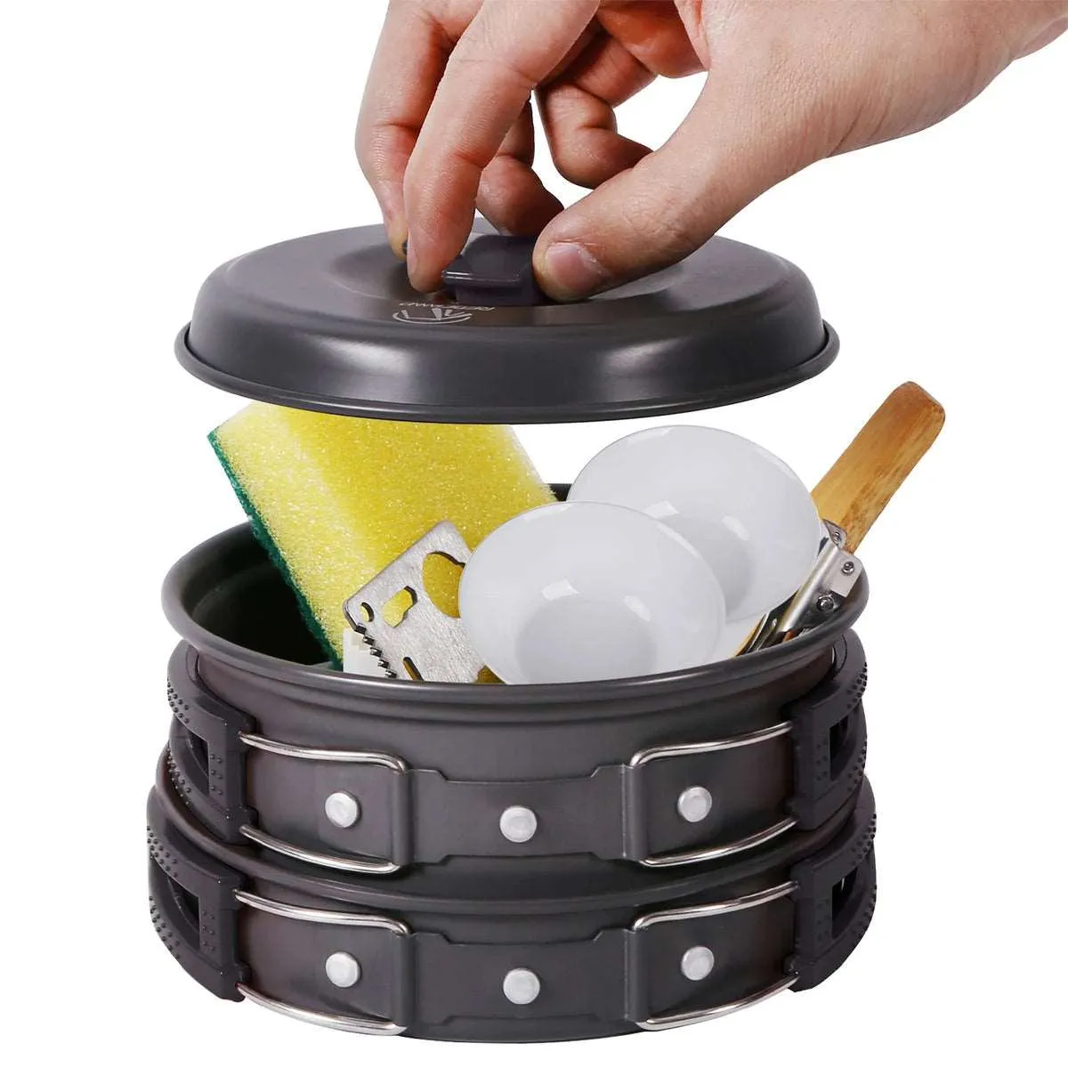11/12/22 PCS Camping Cookware Mess Kit From Redcamp