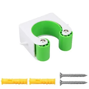 2pcs green Mountain bike parking buckle, household wall rack, bicycle display rack AZ22381