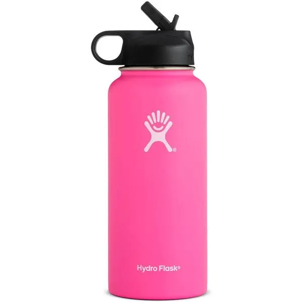 32 oz Wide Mouth With Straw Lid