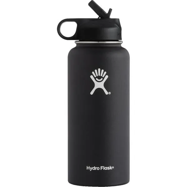 32 oz Wide Mouth With Straw Lid