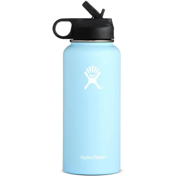 32 oz Wide Mouth With Straw Lid