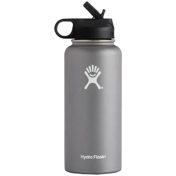 32 oz Wide Mouth With Straw Lid