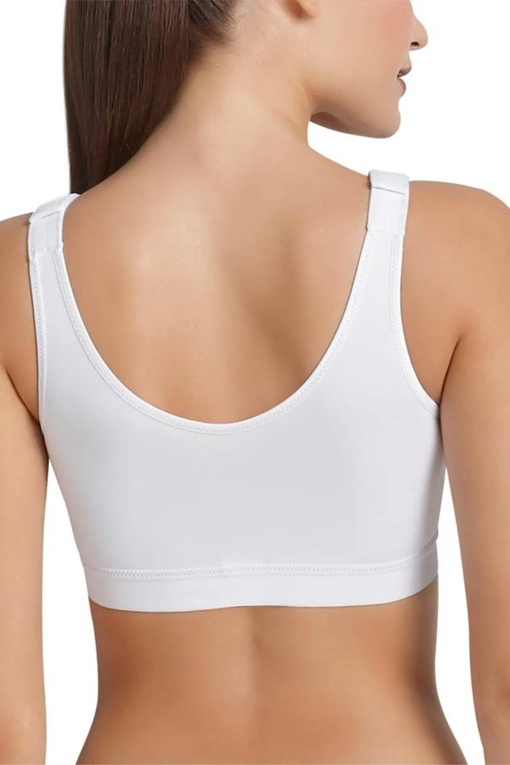 Anita Firm Support Front Closure Sports Bra, White (5523)