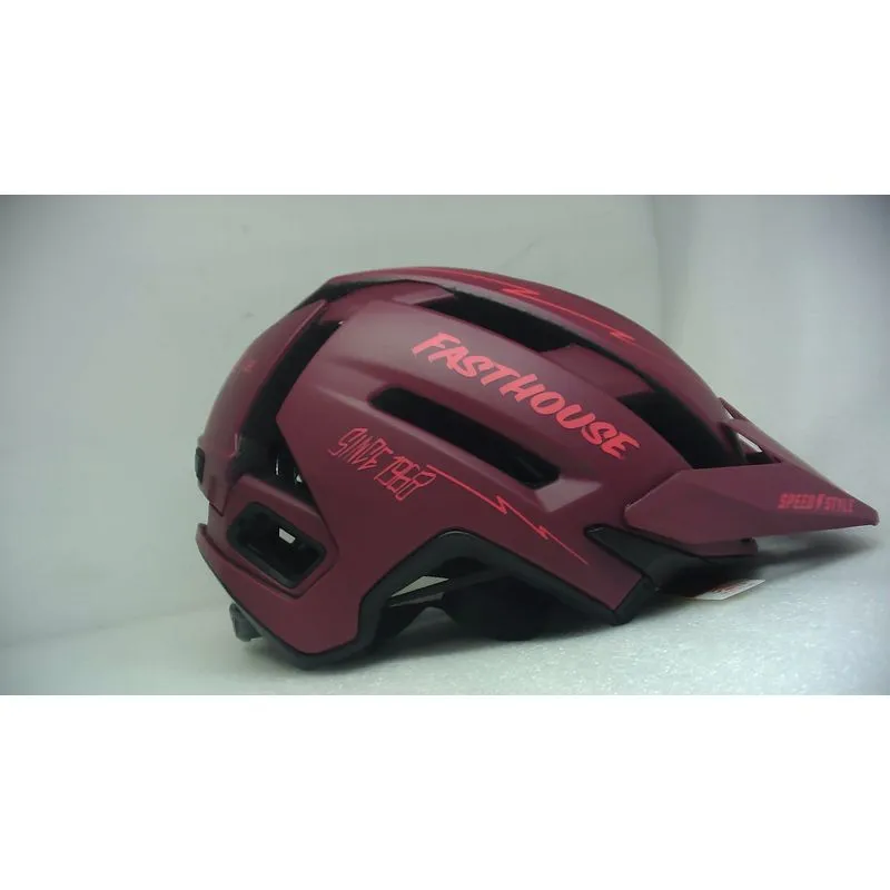Bell Bike Super Air Spherical Bicycle Helmets Fasthouse Matte Red/Black Medium (Without Original Box)