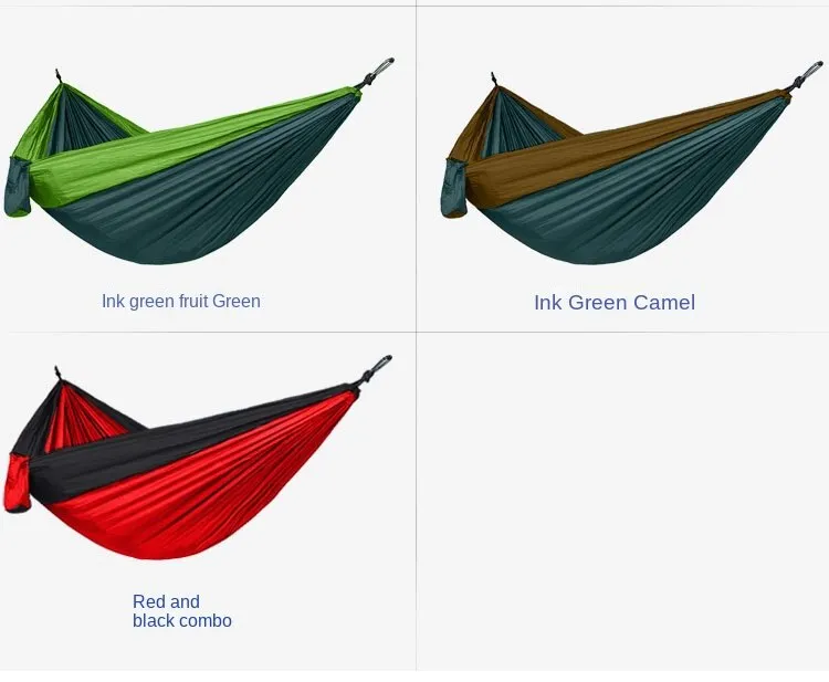 Camping Hammock 210T Nylon Silk Spinning Fabric Hammock Camping Outing