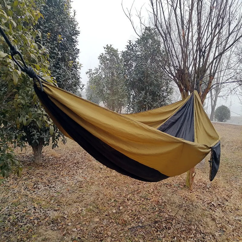 Camping Hammock 210T Nylon Silk Spinning Fabric Hammock Camping Outing