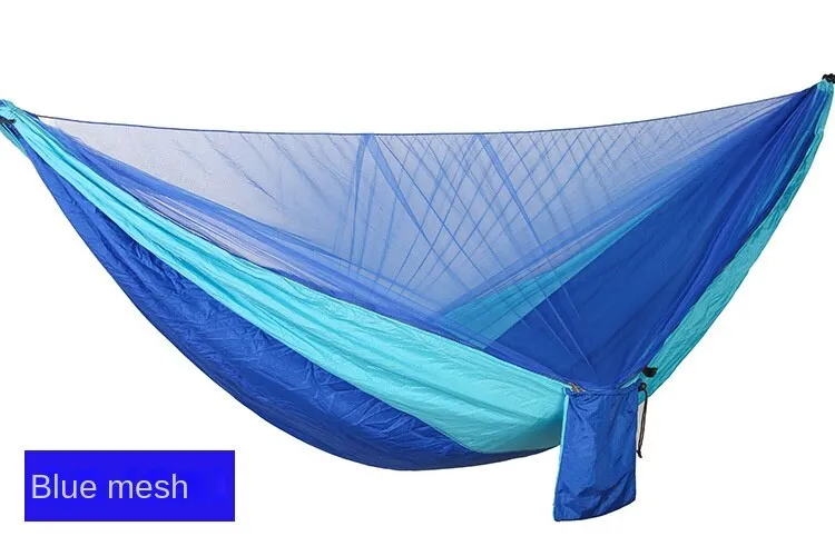 Camping Hammock Automatic Quick Unfolding Mosquito Net Nylon Mesh Camping Hammock