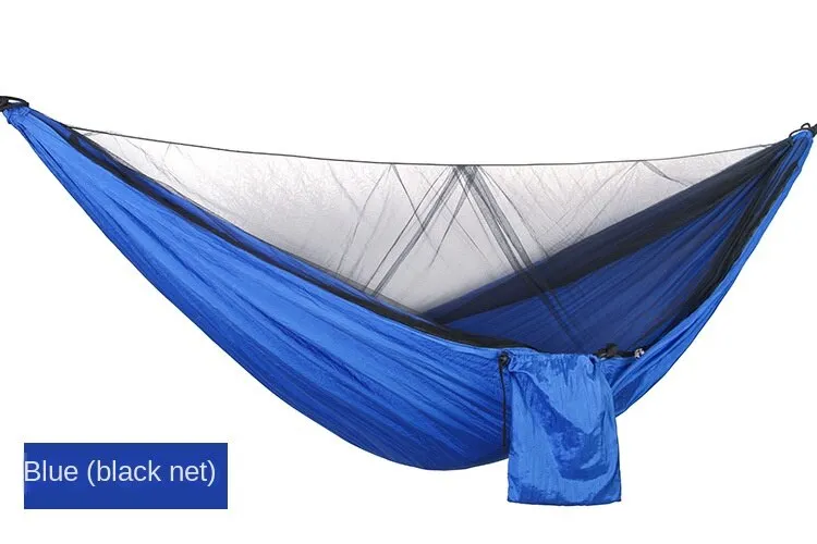 Camping Hammock Automatic Quick Unfolding Mosquito Net Nylon Mesh Camping Hammock