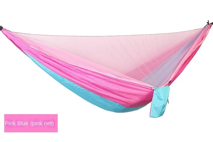 Camping Hammock Automatic Quick Unfolding Mosquito Net Nylon Mesh Camping Hammock