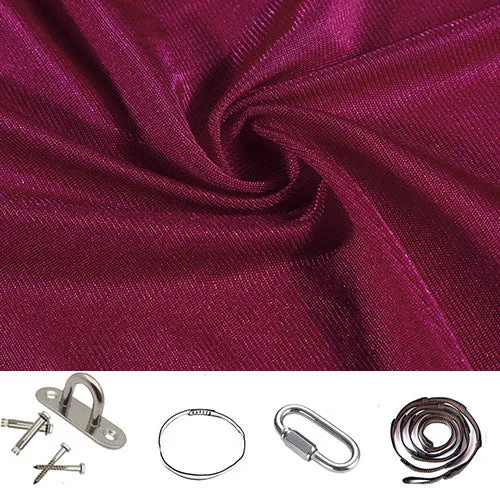 Camping Hammock Indoor Baby Swing Outdoor Elastic Sensory Nylon Yoga Hammock
