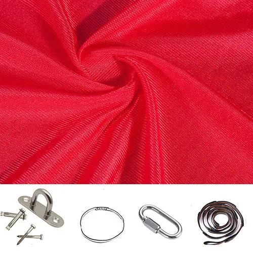 Camping Hammock Indoor Baby Swing Outdoor Elastic Sensory Nylon Yoga Hammock