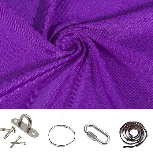 Camping Hammock Indoor Baby Swing Outdoor Elastic Sensory Nylon Yoga Hammock