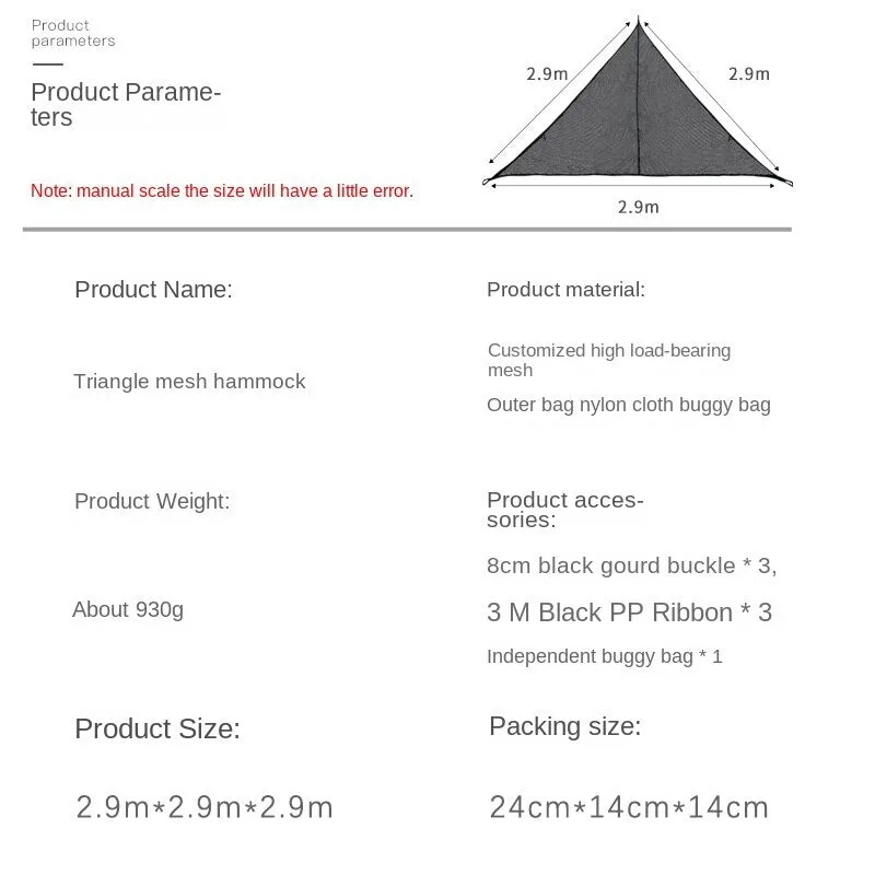 Camping Hammock Outdoor Multi-Person Hammock Large Aerial Tree Tent Aerial Camping