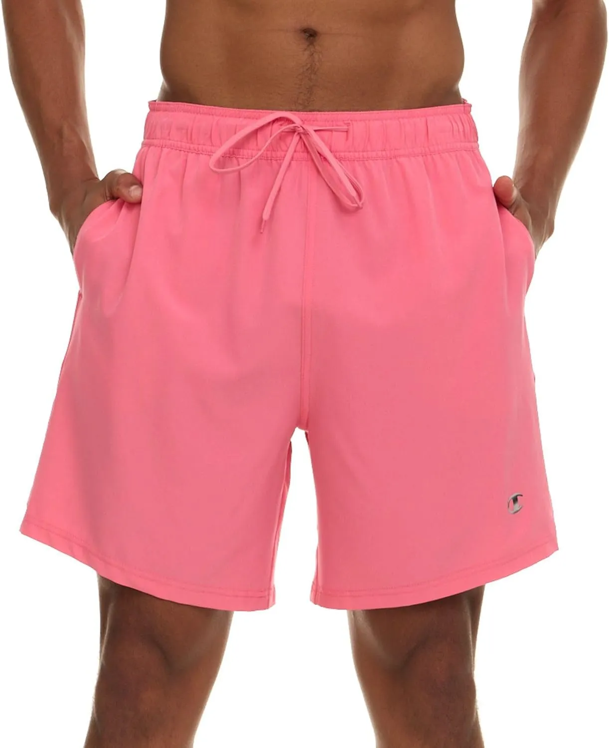 Champion Mens Swim Trunks with Mesh Liner, 7" Inseam Quick Drying Mens Bathing Suit, Board Shorts for Swimming and Beach