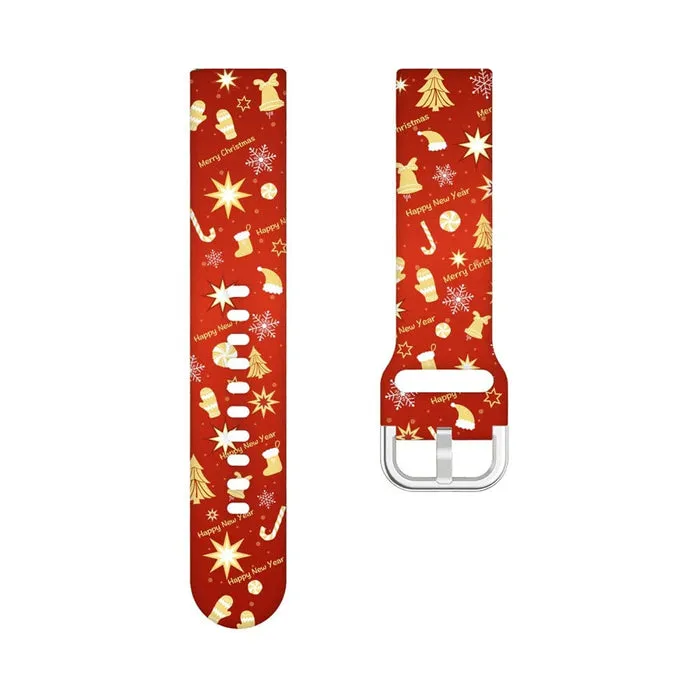 Christmas Watch Straps compatible with the Polar Ignite 3