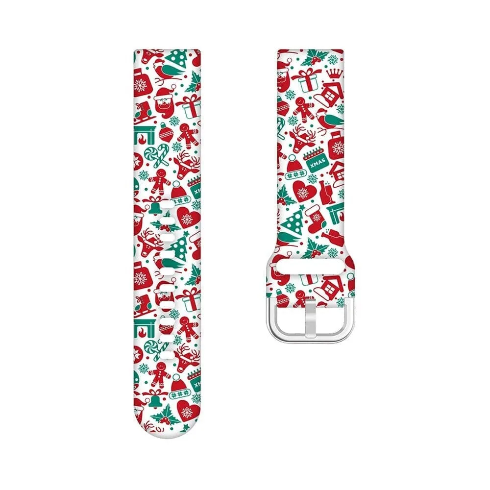 Christmas Watch Straps compatible with the Ticwatch C2 Rose Gold & C2  Rose Gold