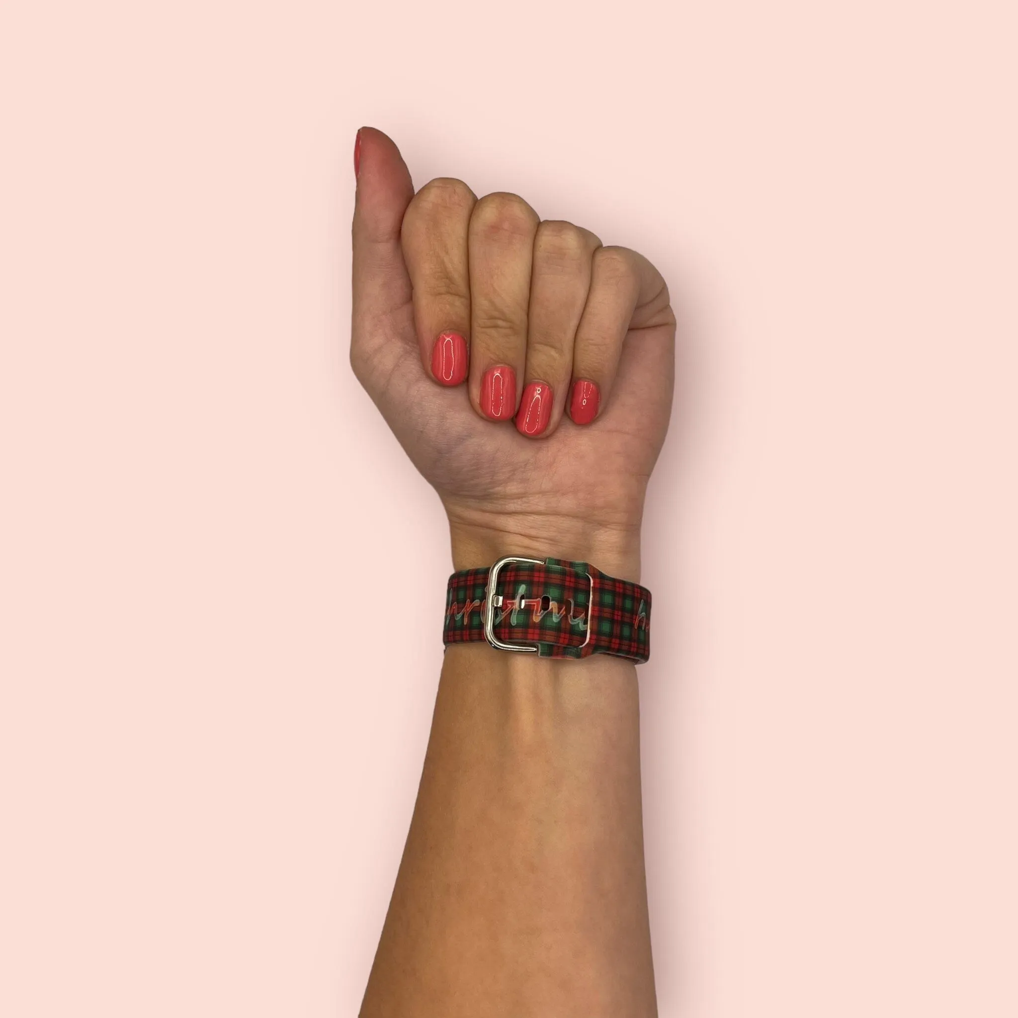 Christmas Watch Straps compatible with the Ticwatch C2 Rose Gold & C2  Rose Gold