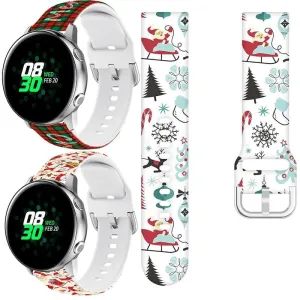 Christmas Watch Straps compatible with the Ticwatch C2 Rose Gold & C2  Rose Gold