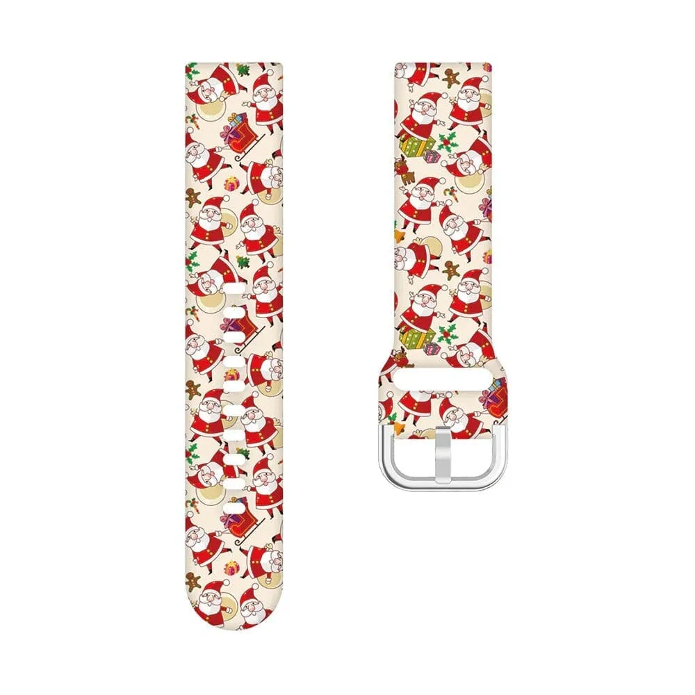 Christmas Watch Straps compatible with the Ticwatch C2 Rose Gold & C2  Rose Gold