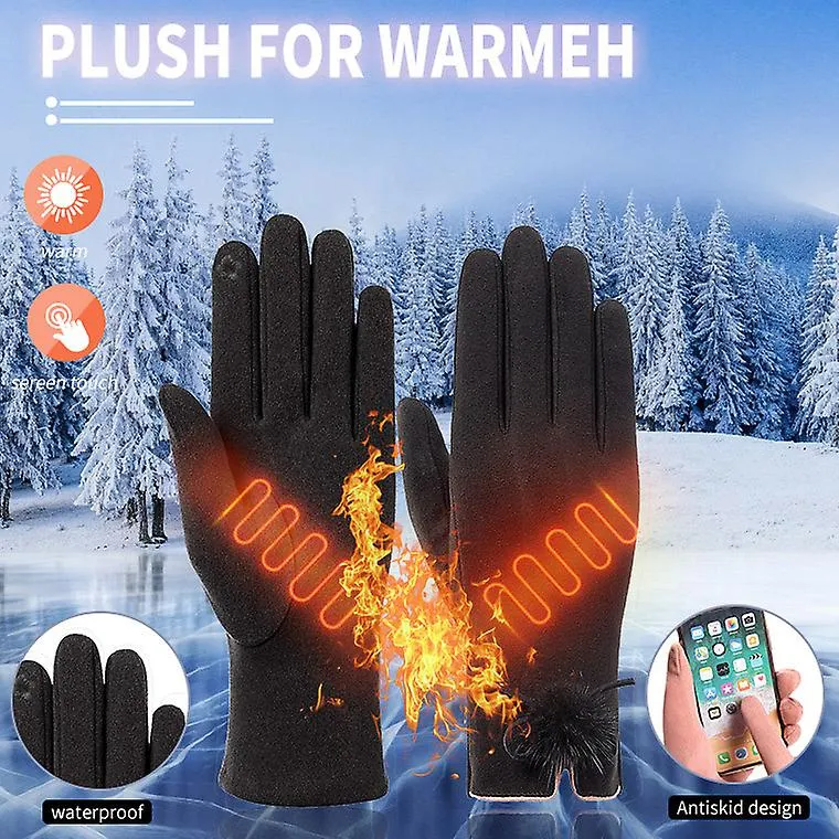 Climbing Gloves Ski Gloves Cold Waterproof Non-slip Warm Non-slip Fashionable And G20