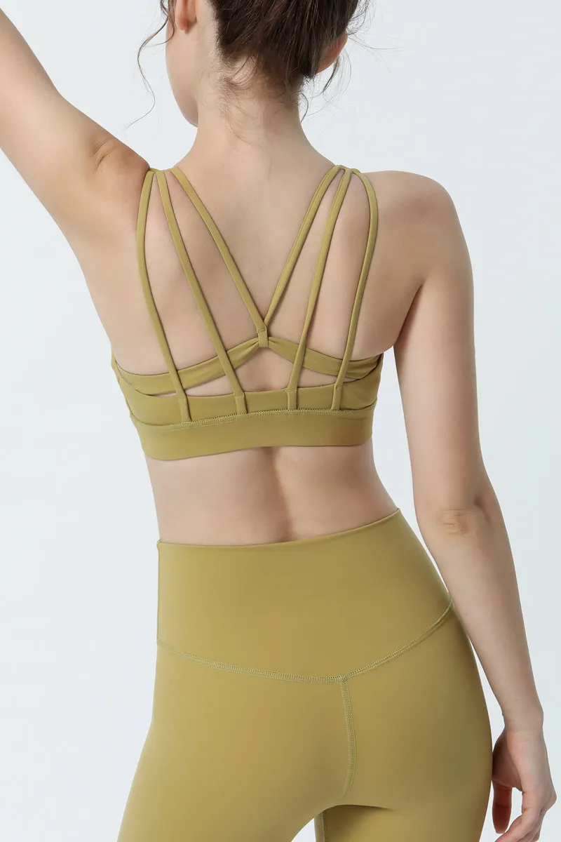 Crisscross Longline Bra High Support