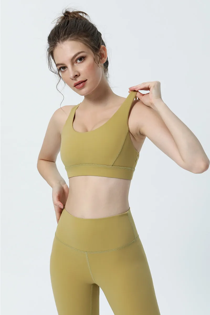 Crisscross Longline Bra High Support