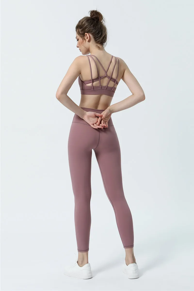 Crisscross Longline Bra High Support