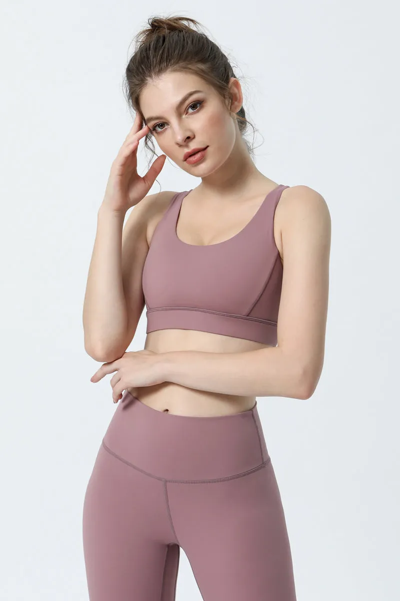 Crisscross Longline Bra High Support
