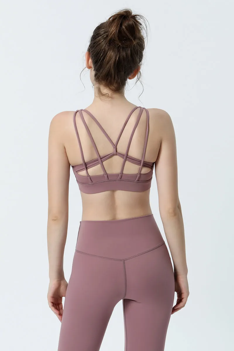 Crisscross Longline Bra High Support