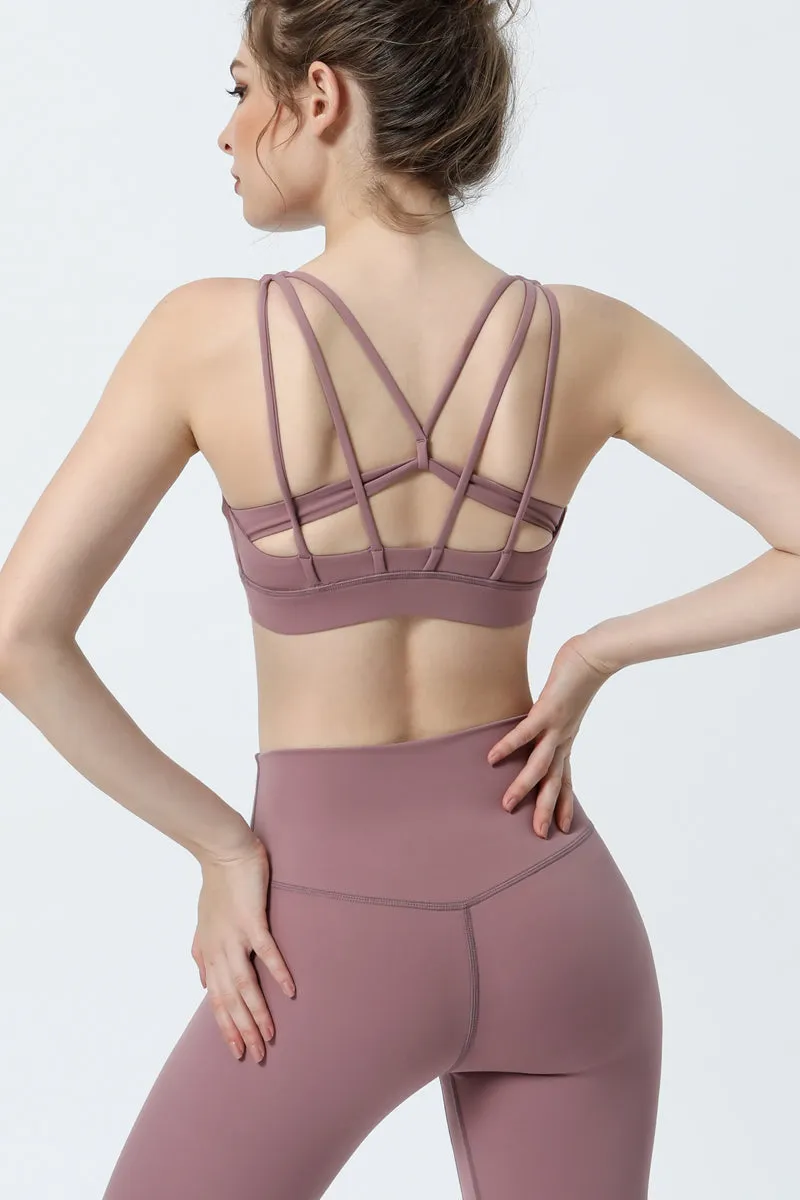 Crisscross Longline Bra High Support