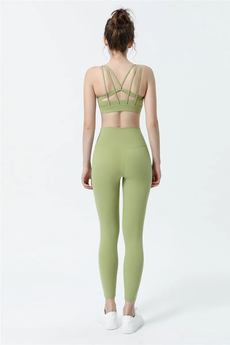 Crisscross Longline Bra High Support