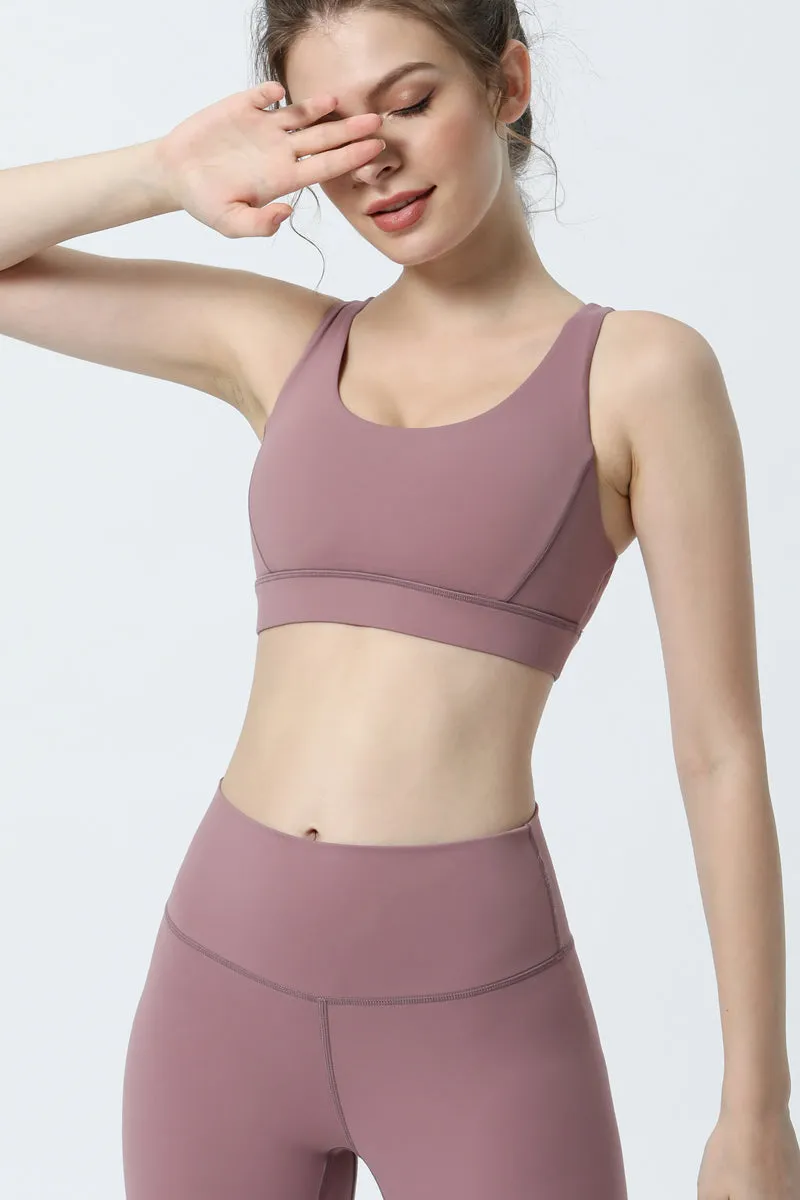 Crisscross Longline Bra High Support