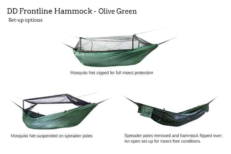 DD Frontline Hammock - Olive Green