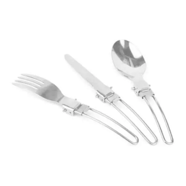 Durable & Lightweight Camping Fork Spoon Knife Set