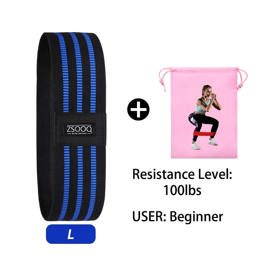 Fabric Booty Resistance Bands Hip Circle Exercise