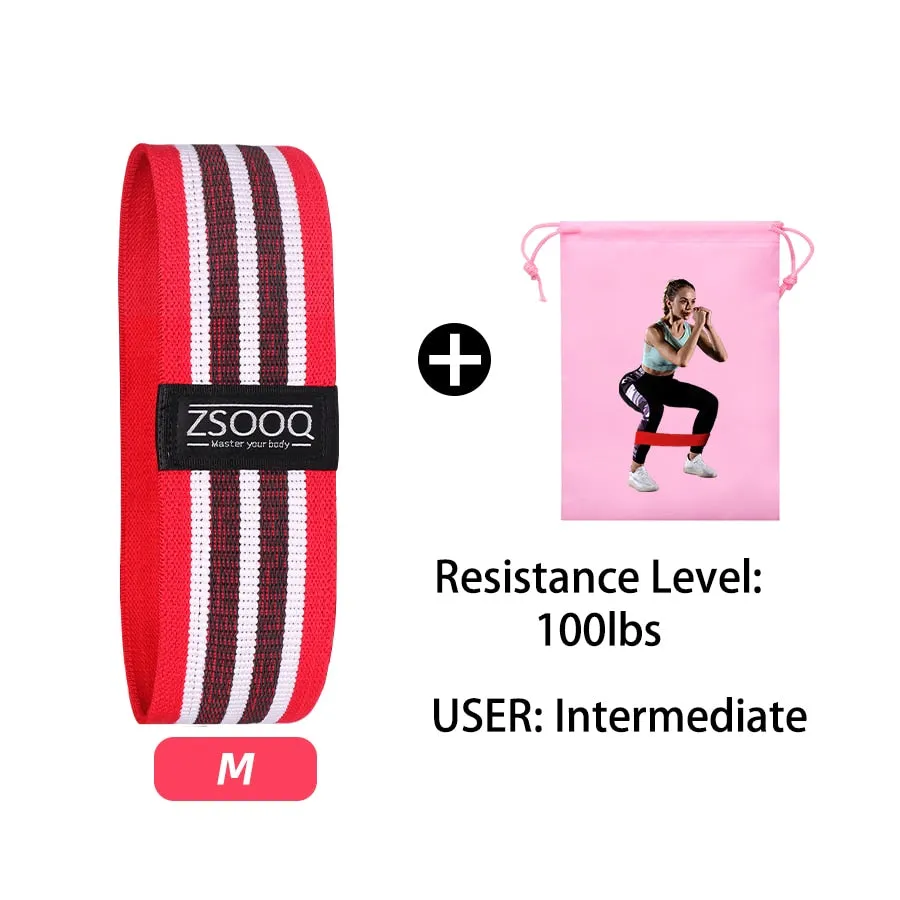 Fabric Booty Resistance Bands Hip Circle Exercise
