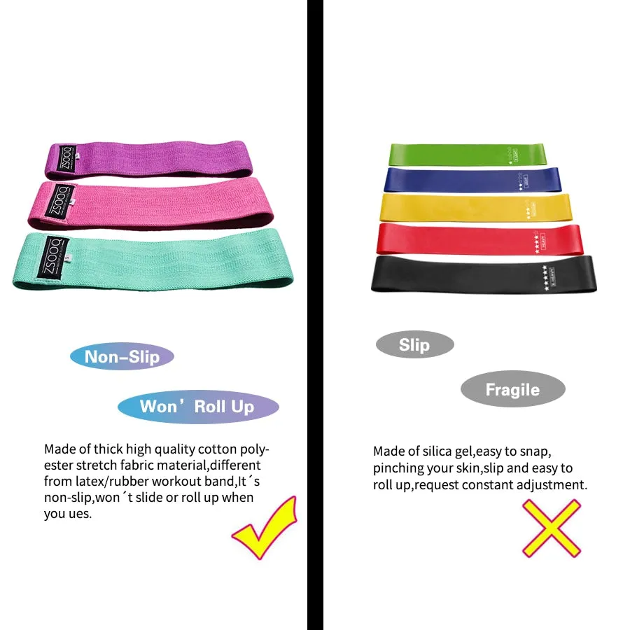 Fabric Booty Resistance Bands Hip Circle Exercise