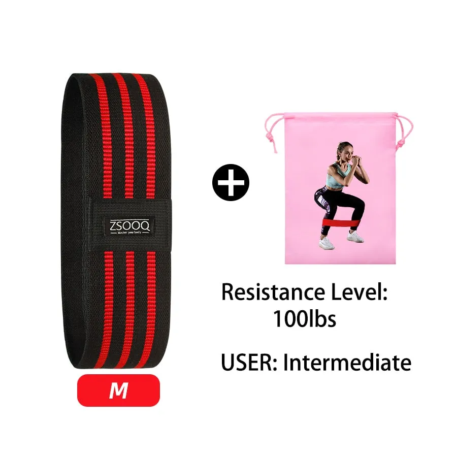 Fabric Booty Resistance Bands Hip Circle Exercise