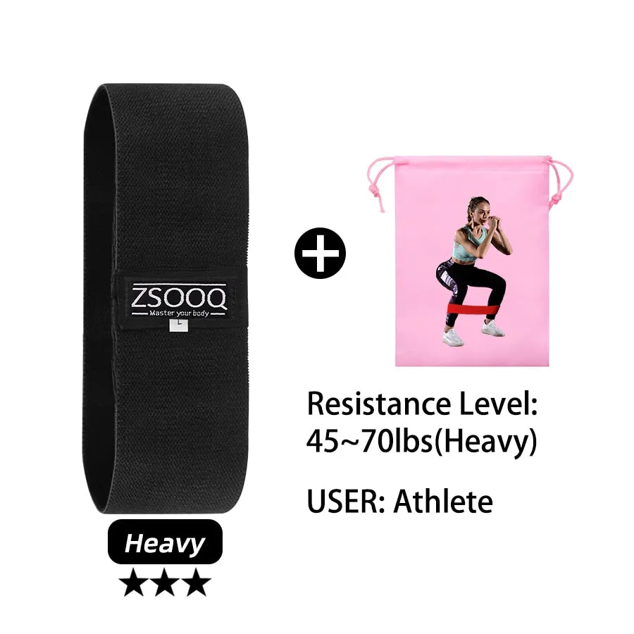 Fabric Booty Resistance Bands Hip Circle Exercise