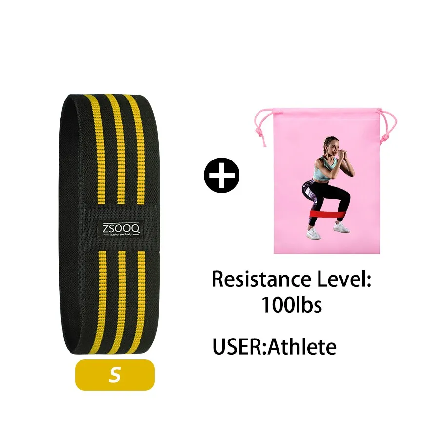 Fabric Booty Resistance Bands Hip Circle Exercise