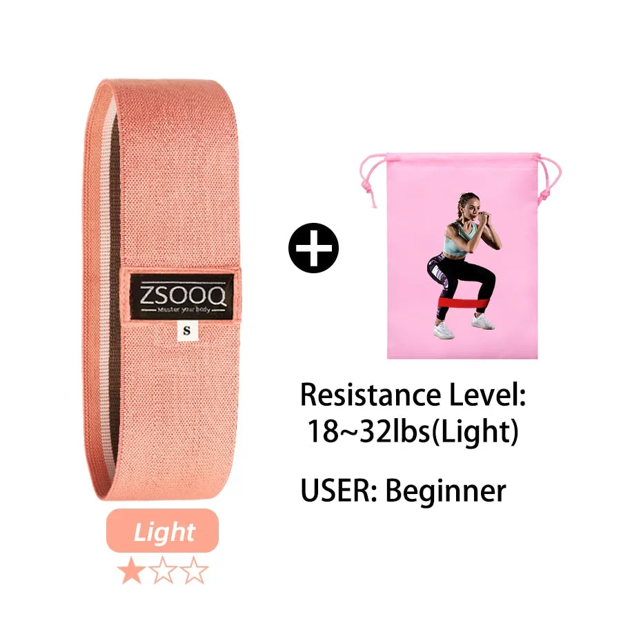Fabric Booty Resistance Bands Hip Circle Exercise