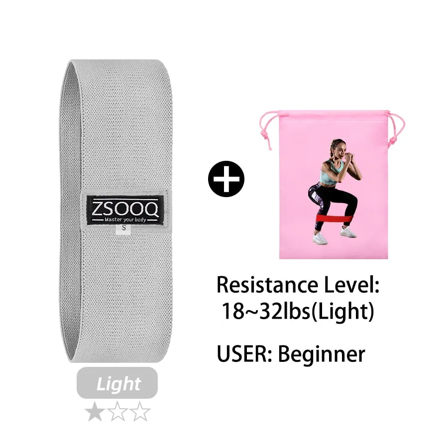 Fabric Booty Resistance Bands Hip Circle Exercise