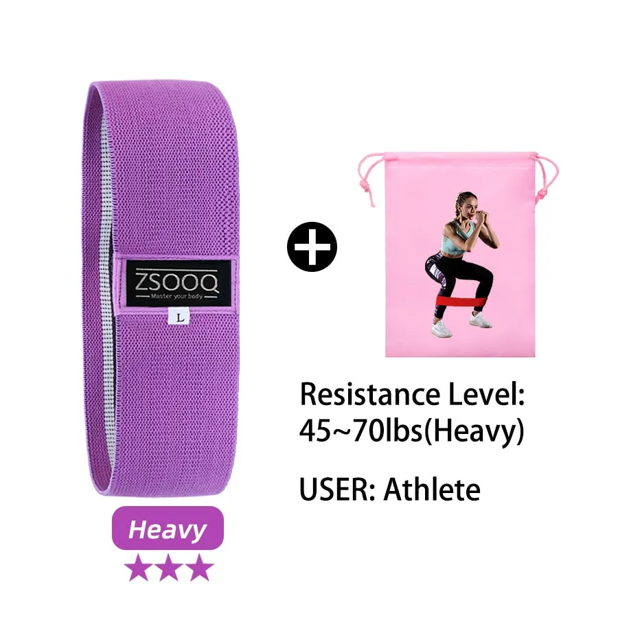 Fabric Booty Resistance Bands Hip Circle Exercise