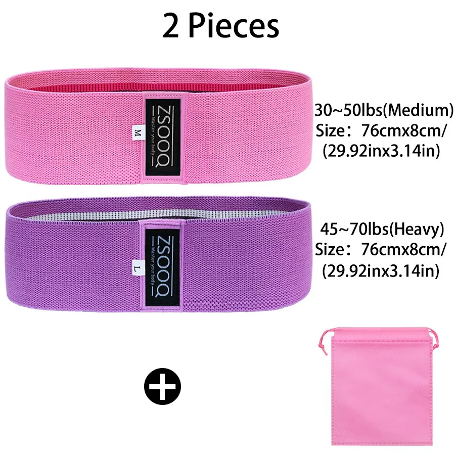 Fabric Booty Resistance Bands Hip Circle Exercise