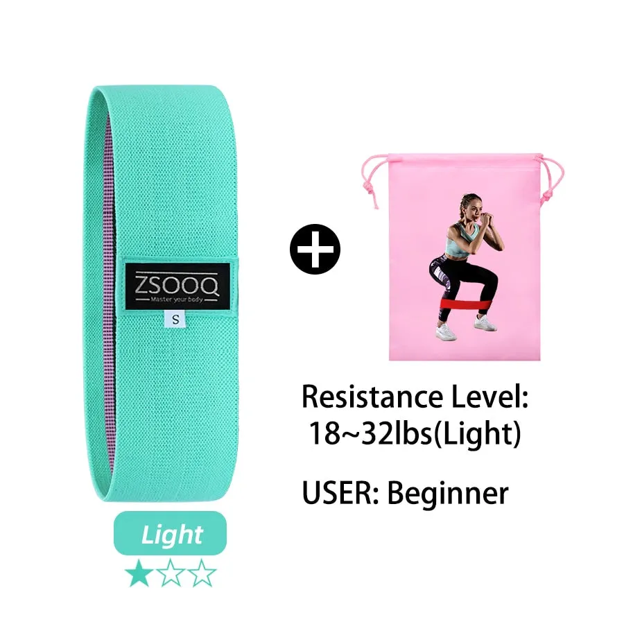 Fabric Booty Resistance Bands Hip Circle Exercise