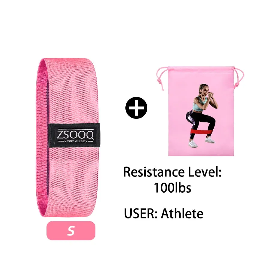 Fabric Booty Resistance Bands Hip Circle Exercise