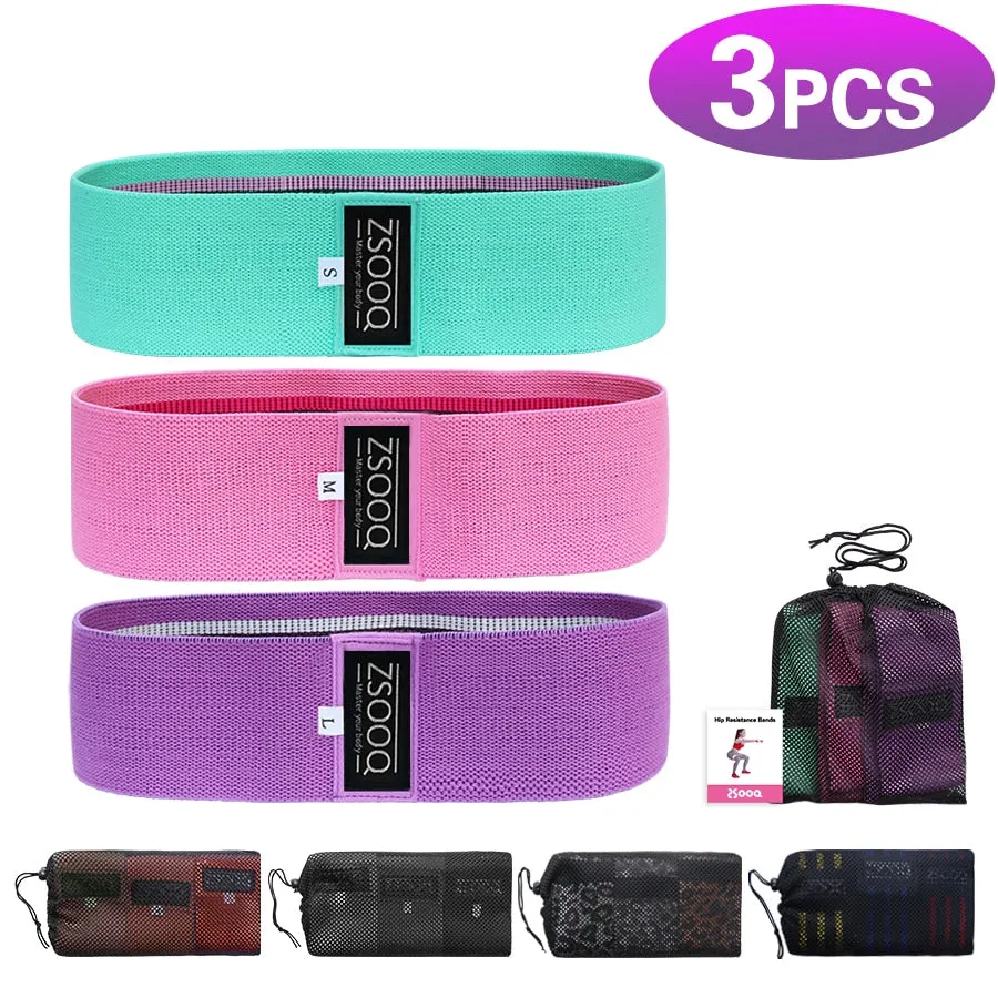 Fabric Booty Resistance Bands Hip Circle Exercise